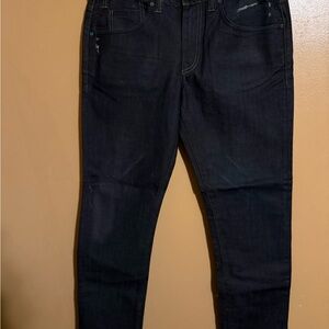 Hurley Men's Dark Blue Skinny Jeans 34/34 wax rinse